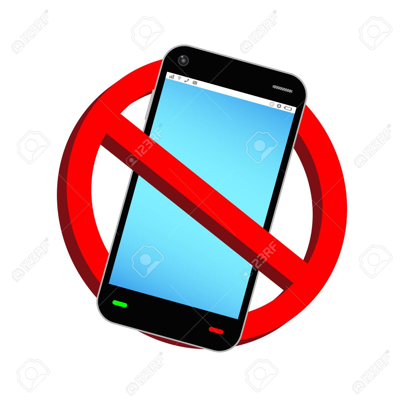 携帯電話禁止の符号ベクトルを使用しないでください