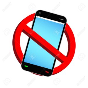 82344161-携帯電話禁止の符号ベクトルを使用しないでください。